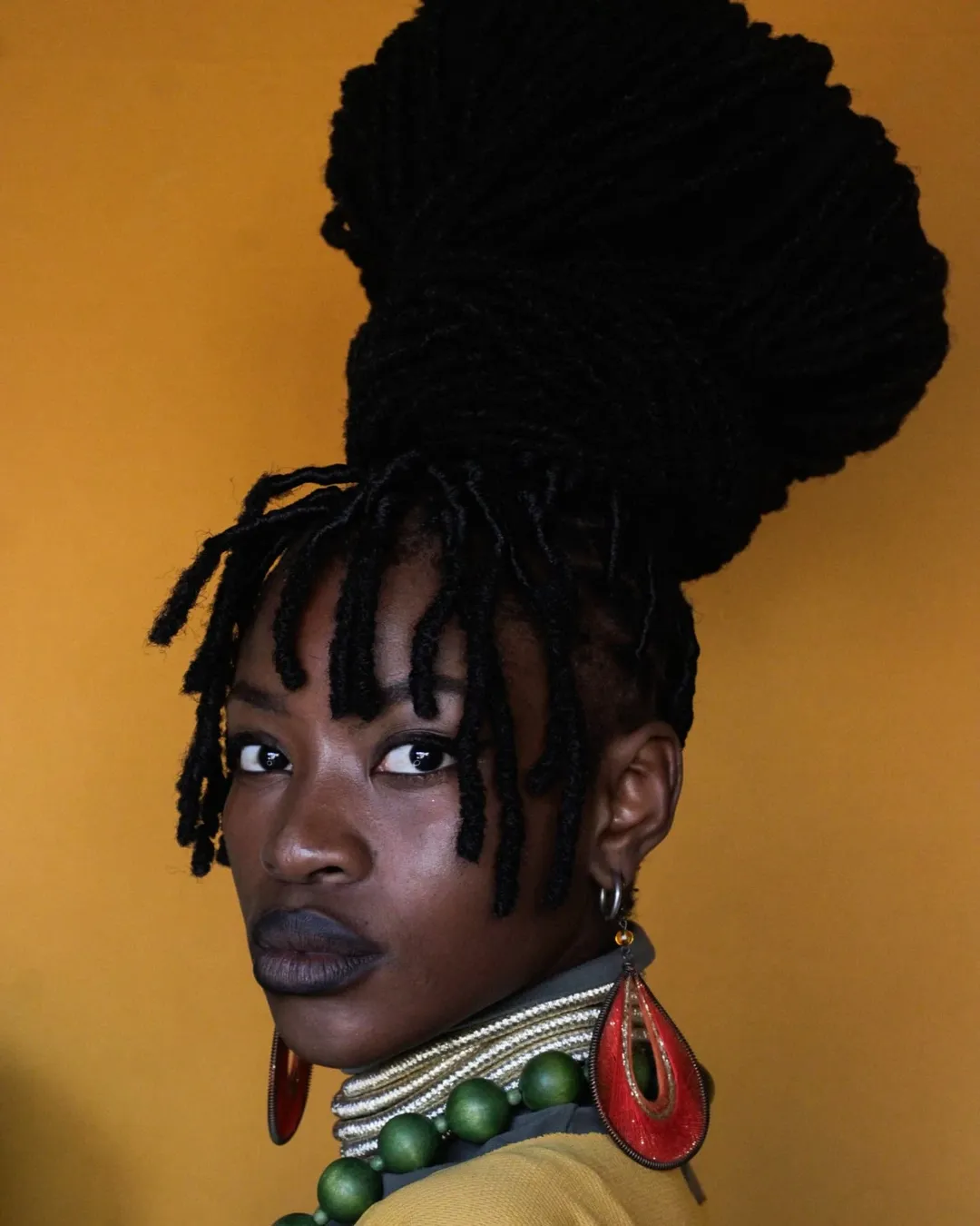 Potrait of Mandy Logan, south african fashion model & musician
